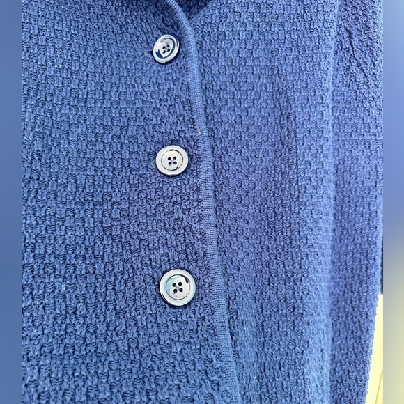 Talbots purple cotton sweater, size Large, great condition - Picture 4 of 11